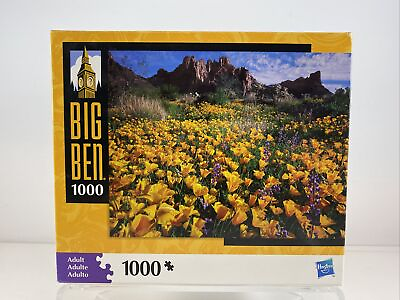 #ad Organ Pipe Cactus Nat#x27;l Monument 1000 Piece Jigsaw Puzzle quot;Fields of Poppyquot; NEW $14.99