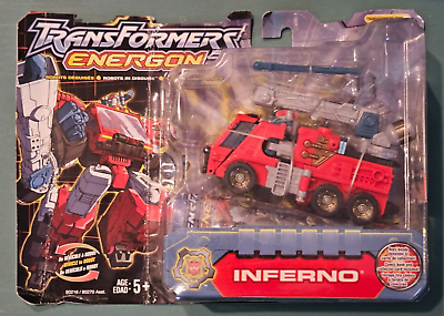 #ad Transformers Energon Deluxe Autobot Inferno Powerlinx 2003 Hasbro Sealed Read $139.94