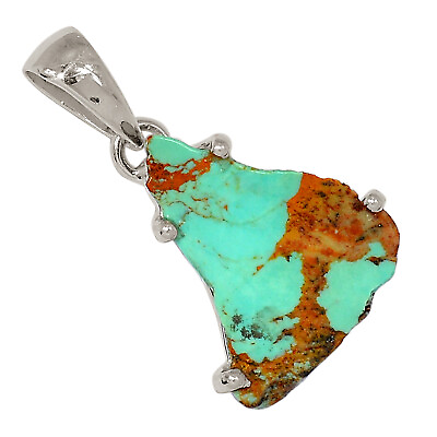 #ad #ad Natural Mexican Turquoise 925 Sterling Silver Pendant Jewelry ALLP 24542 $13.99