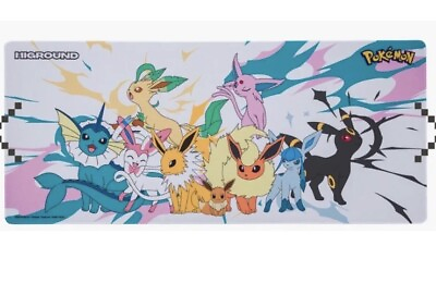 #ad Pokémon HG Mousepad XL Eevee Eeveelutions IN HAND Ships Same Day $99.99