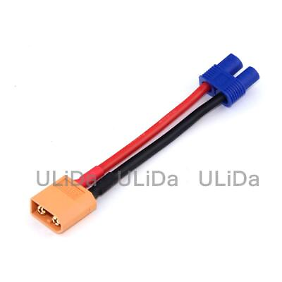 #ad XT60 Male to EC3 Female Style Battery Connectors Adapters for RC Car Quadcopter $1.96