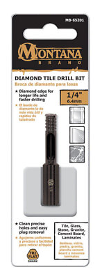 #ad Montana Brand 1 4 in. S Alloy Steel Drill Bit 1 pc $13.99
