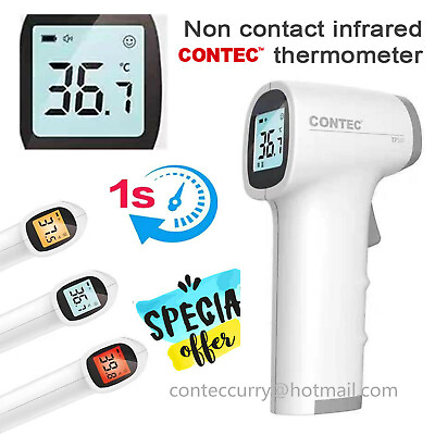#ad Medical LCD Digital Non Contact Infrared Thermometer Gun Forehead Temperature $17.99