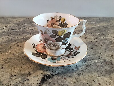 #ad Vintage Royal Albert Tea Cup And Saucer ROA 208 $49.95