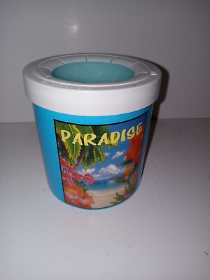 #ad The Fridge Lifoam Blue Paradise Freezable Drink Can Cooler Koozie Vintage $42.76