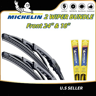 #ad Michelin Direct Fit 900 cars OE Fitment Wiper Blade Set of 2 Front 24quot; amp; 18quot; $24.22