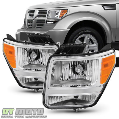 #ad 2007 2008 2009 2010 2011 Dodge Nitro Headlights Headlamps Replacement LeftRight $125.99