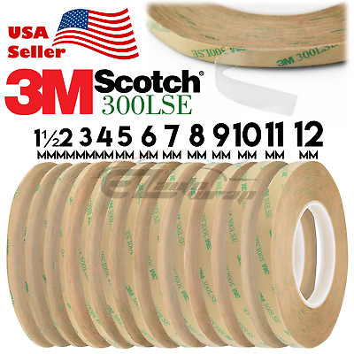 3M 300LSE 9495LE Double Sided Tape Clear Transparent 55M 180FT Phone Screen LCD $9.63