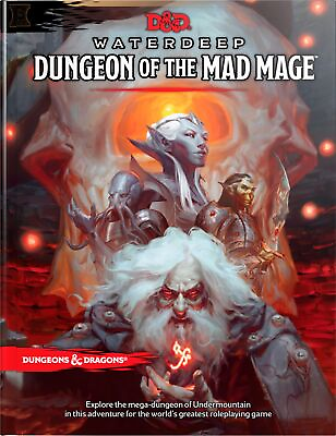 #ad Damp;D Waterdeep Dungeon of the Mad Mage Damp;D Adventure Hard Cover Book $70.00