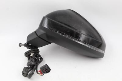 #ad #ad Left Black 12 Wire Driver Side View Mirror Power 2017 2019 AUDI A4 OEM #7566 $299.99