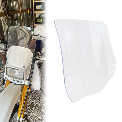 #ad Fit For HONDA 1993 2022 XR650L Windshield Wind Screen Exential Deflector Clear $44.09