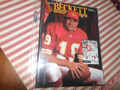 #ad Beckett Football Card Magazine #40 July 1993 Joe Montana $10.00