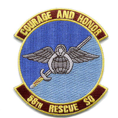 #ad 58th Rescue Squadron Patch $13.46