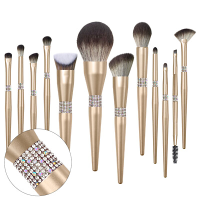 #ad Professional Top Quality Makeup Brushes Sets With Holder 4 Styles and Colors $17.49