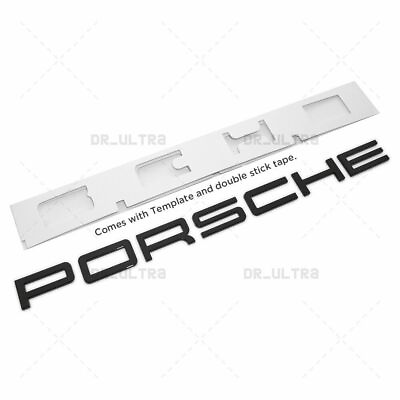 #ad Gloss Black Porsche Letters Rear Badge Emblem Look Deck lid 991 559 235 91 $35.99
