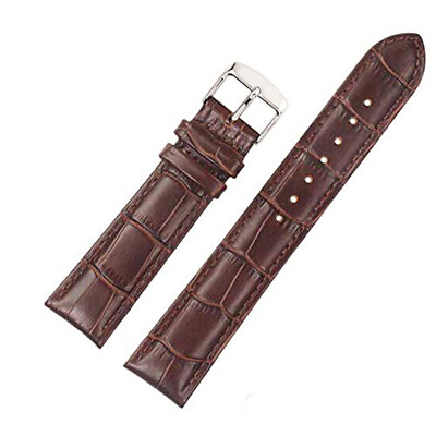 #ad 19mm Genuine Leather Watch Band Strap Fits 5 SNE 039 Solar Brown $15.49