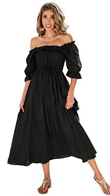 #ad #ad R.Vivimos Women Summer Half Sleeve Cotton Ruffled Vintage Elegant Backless A $34.99