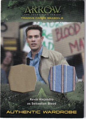 #ad Arrow Season 2 Dual Wardrobe Card DM3 Kevin Alejandro as Sebastian Blood $34.75