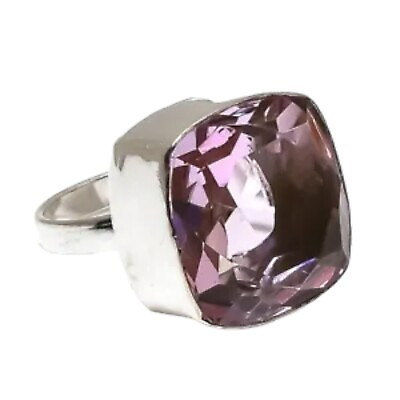 #ad Amethyst Gemstone Handmade 925 Silver Ring Handmade Jewelry Ring Gift For Women $9.19