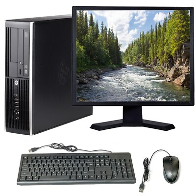 #ad HP Desktop Computer PC AMD 8GB RAM 128GB SSD 17quot; LCD Windows 10 Wi Fi $109.31