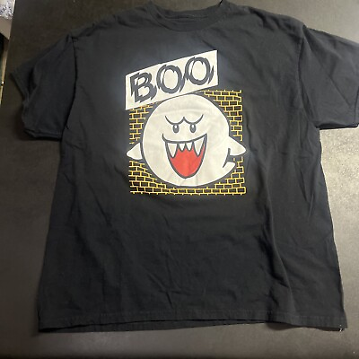 #ad Nintendo Super Mario Boo Halloween T Shirt Used Mens XLarge $8.99