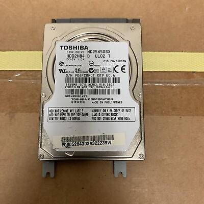 #ad Toshiba 250GB 2.5” SATA MK2565GSX HDD2H84 DISK DRIVE USED Tested amp; Wiped $29.53