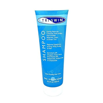 #ad TRISWIM Chlorine Removal Swimmers Shampoo Moisturizing Repairing Hair 8.5 fl.oz $15.98
