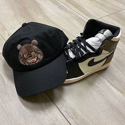 #ad Hat to match Air Jordan Retro 1 Mocha. Scary Bear Hat $20.80
