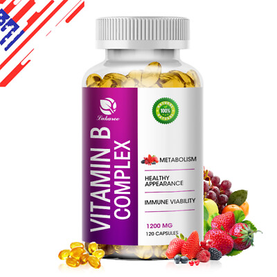 #ad Vitamin B Complex Supplement Super B Vitamin Immune Boost Energy Metabolism $13.86
