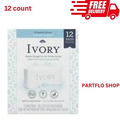 #ad Ivory Bar Soap with Original Scent 3.17 oz 12 Count $10.99