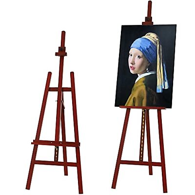 #ad Adjustable Height Display Easel 57 to 76 Holds Canvas up to 43 Holds 22 Lbs $69.67