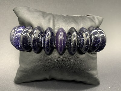 #ad Stretch Dome Stone Bead Bracelet $22.29