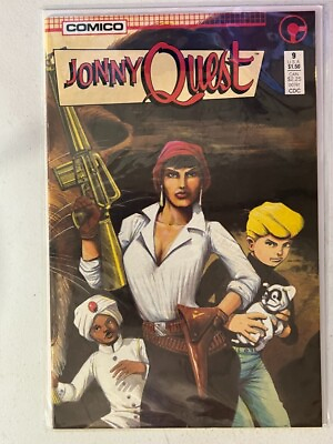 #ad Jonny Quest Issue #9 Comic Book February 1987 Comico Comics Combined Shipping $5.00