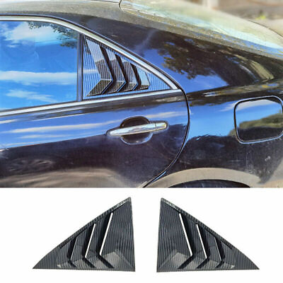 #ad For Toyota Camry 2006 2011 6th Carbon Fiber Side Window Louver Shutter Cover $28.49