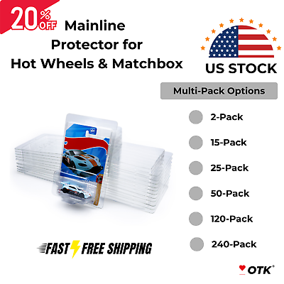 #ad Mainline Storage Protector Case for Hot Wheels and Matchbox Standard $8.79