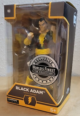#ad EXCLUSIVE DC Worlds Finest Black Adam Vinyl Figure NEW. $22.78