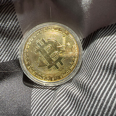 #ad Bitcoin Collectable Coin No value not reedemable $7.00