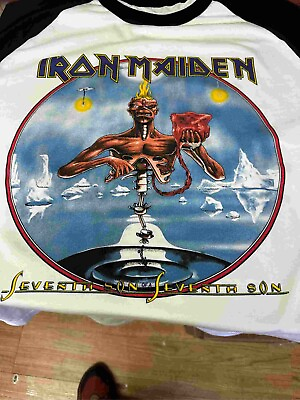 #ad Iron Maiden Seventh Son of a Seventh Son 1988 Raglan S to 3XL $39.99