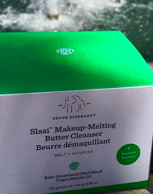 #ad Drunk Elephant SLAAI Makeup Melting Butter Cleanser Marula Kiwi In Box $44.10