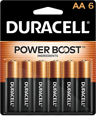 #ad Coppertop AA Batteries with Power Boost Ingredients 6 Count Pack Double a Batte $11.79