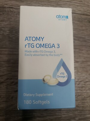 #ad Atomy rTG Omega 3 Dietary Supplement 180 Softgels $40.00