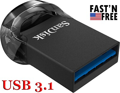#ad SanDisk CZ430 32GB USB 3.1 Flash Pen Drive ULTRA FIT SDCZ430 032G G46 32 GB $5.98