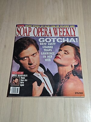 #ad Robert Kelker KellyJill LarsonPatrick Muldoon Soap Opera Weekly Magazine 1992 $19.99