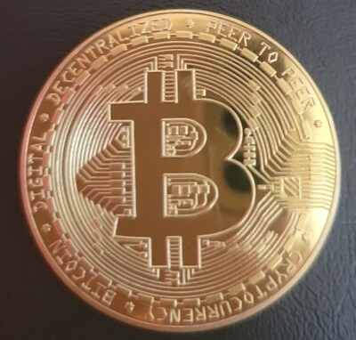 #ad Bitcoin Commemorative Coin $100.00