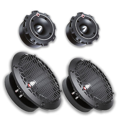 #ad Rockford Fosgate Car Audio Package 8 Midrange Speakers 500W amp; 1 Tweeters 200W $359.96