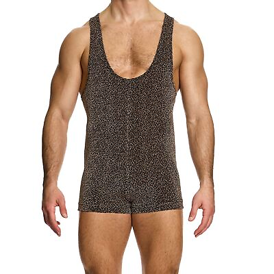 #ad Modus Vivendi Party Crackled Body mens underwear one piece glitter all in one GBP 42.00