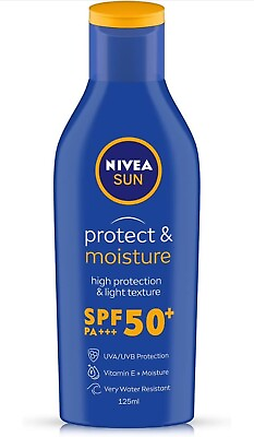 #ad NIVEA SUN Protect and Moisture 125ml SPF 50 Sunscreen PA UVA $16.10