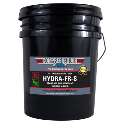 #ad Standard Fire Resistant Synthetic Hydraulic Fluid Compressed Air USA 5 GAL $327.53