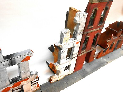 #ad Dioramas Plus quot;Large City Ruinsquot; 1 35 Diorama Huge Kit Loaded with Detail $118.95