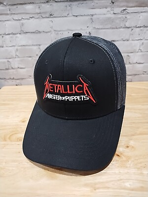 #ad Metallica Master of Puppets Black Classic Trucker Hat Cap 80s Rock Band $20.00